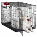 Caja plegable para perro de metal de doble puerta Jaula para mascota de gato de 24&#39;&#39;x18 &quot;